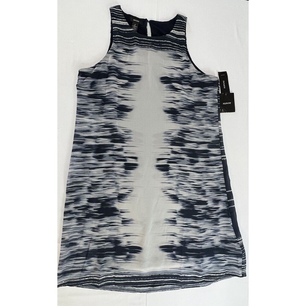 Alfani Womens Sleeveless Multicolor Dress Lined NWT MSRP $89.50 Size 4